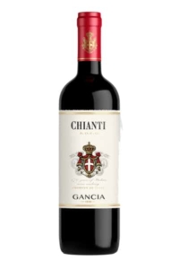 Bottle of 2020 Gancia Chianti Italian wine