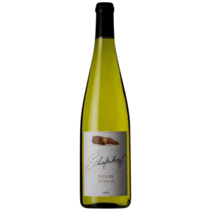 Bottle of 2017 Schieferkopf Dry Riesling wine from Germany
